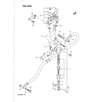 REAR MASTER CYLINDER (MODEL P)