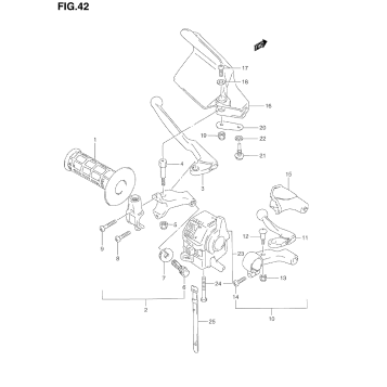 LEFT HANDLE SWITCH (MODEL N/P)