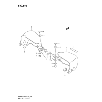 KNUCKLE COVER (AN400ZA L1 E28)