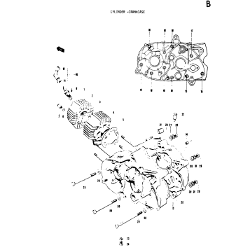CYLINDER - CRANKCASE