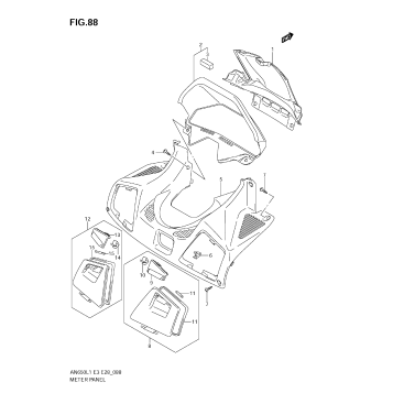 METER PANEL (AN650 L1 E33)
