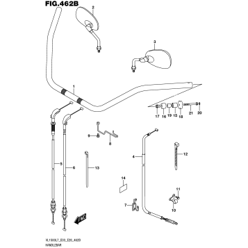 HANDLEBAR (VL1500BL7 E28)