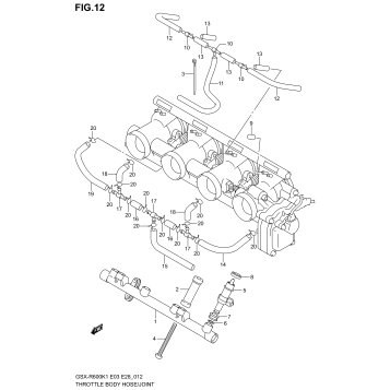 THROTTLE BODY HOSE/JOINT