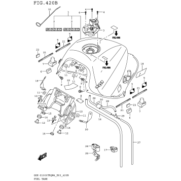 FUEL TANK (GSX-S1000TRQM4 E28)