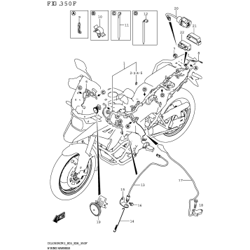 WIRING HARNESS (DL1050RQ)