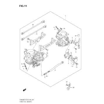 THROTTLE BODY (MODEL K3/K4/K5/K6)