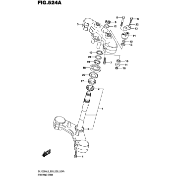 STEERING STEM (DL1000AL8 E03)