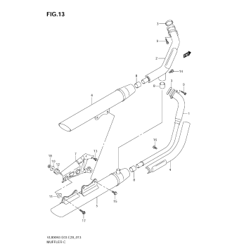 MUFFLER (MODEL K6/K7/K8)