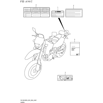 LABEL (DR-Z400S:E33)