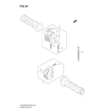 HANDLE SWITCH (MODEL K2/K3)