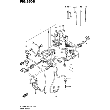 WIRING HARNESS (VL1500BL9 E33)