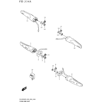 TURNSIGNAL LAMP (DL1050RJ)