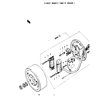 FLYWHEEL MAGNETO ( MADE BY KOKUSAN )