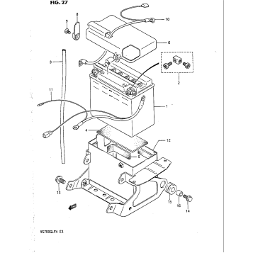 BATTERY (MODEL G F.NO.111194-