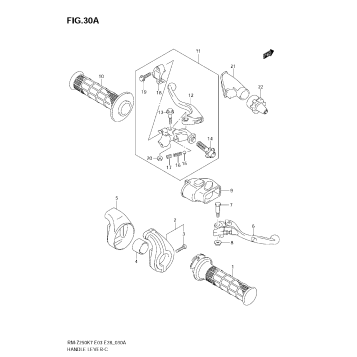 HANDLE LEVER (MODEL K8/K9)