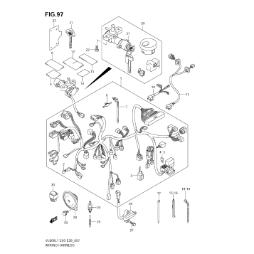 WIRING HARNESS (VL800 E3)