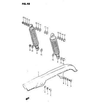 CHAIN CASE - SHOCK ABSORBER