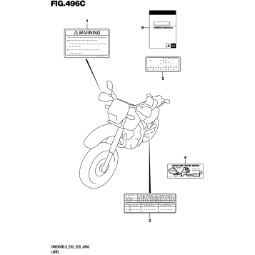 LABEL (DR650SEL9 E33)