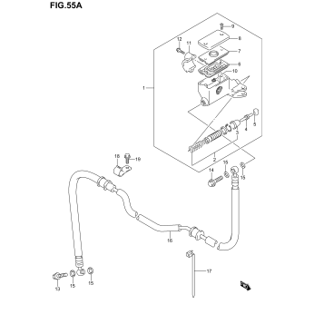 CLUTCH MASTER CYLINDER (GSF1200K1/K2/K3)