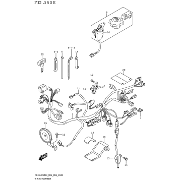 WIRING HARNESS (DR-Z400SM:E33)