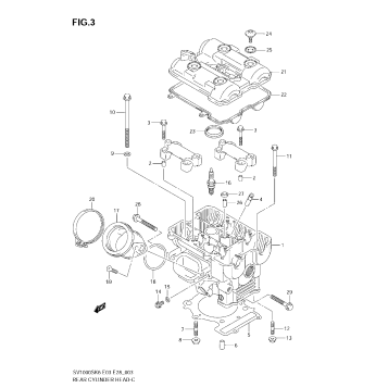 REAR CYLINDER HEAD