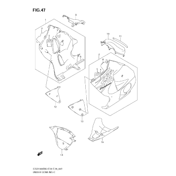 UNDER COWLING (GSX1300RK4)