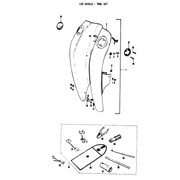 LEG SHIELD - TOOL SET