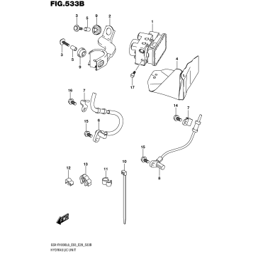HYDRAULIC UNIT (GSX-R1000AL6 E33)