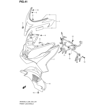 FRONT LEG SHIELD (AN400AL4 E33)