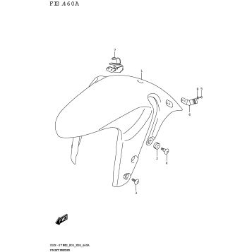 FRONT FENDER (GSX-S750)