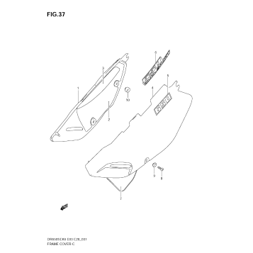 FRAME COVER (MODEL K6/K7)