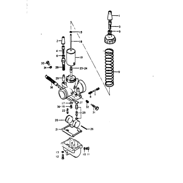 CARBURETOR (MARKED : 31013)