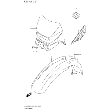 FRONT FENDER (DR-Z400S)