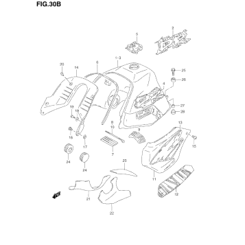 FUEL TANK (MODEL R/S)