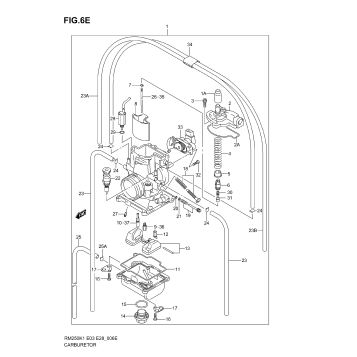 CARBURETOR (MODEL K6)