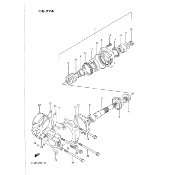 SECONDARY DRIVE GEAR (MODEL N/P)