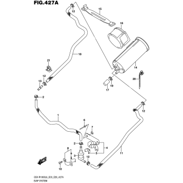 EVAP SYSTEM (GSX-R1000L6 E33)