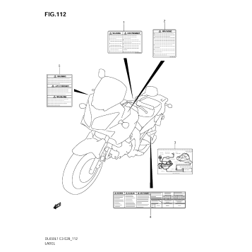 LABEL (DL650A L1 E28)
