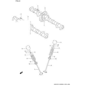 CAM SHAFT - VALVE