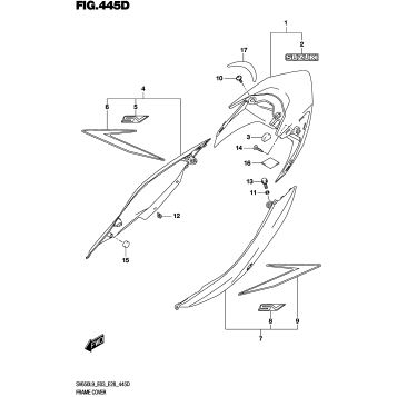 FRAME COVER (SV650L9 E33) (FOR AGT)