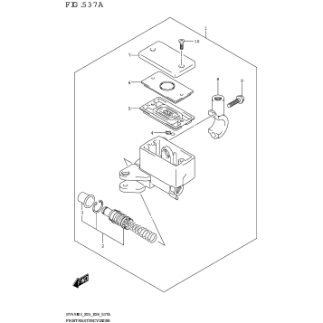 FRONT MASTER CYLINDER (SV650,SV650A)