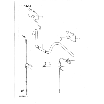 HANDLEBAR - CONTROL CABLE