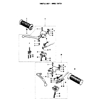 THROTTLE GRIP - HANDLE SWITCH