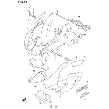 COWLING BODY (MODEL V)