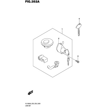 LOCK SET (VL1500BL8 E03)