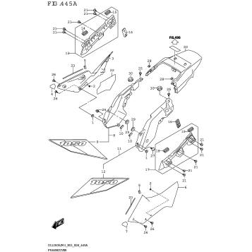 FRAME COVER (DL1050RR)