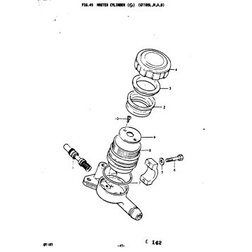 MASTER CYLINDER  (GT185L