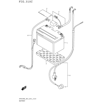 BATTERY (SV650AM4 E28)