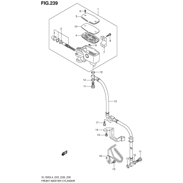 FRONT MASTER CYLINDER (VL1500BL4 E33)