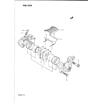 REAR CALIPER (MODEL P)